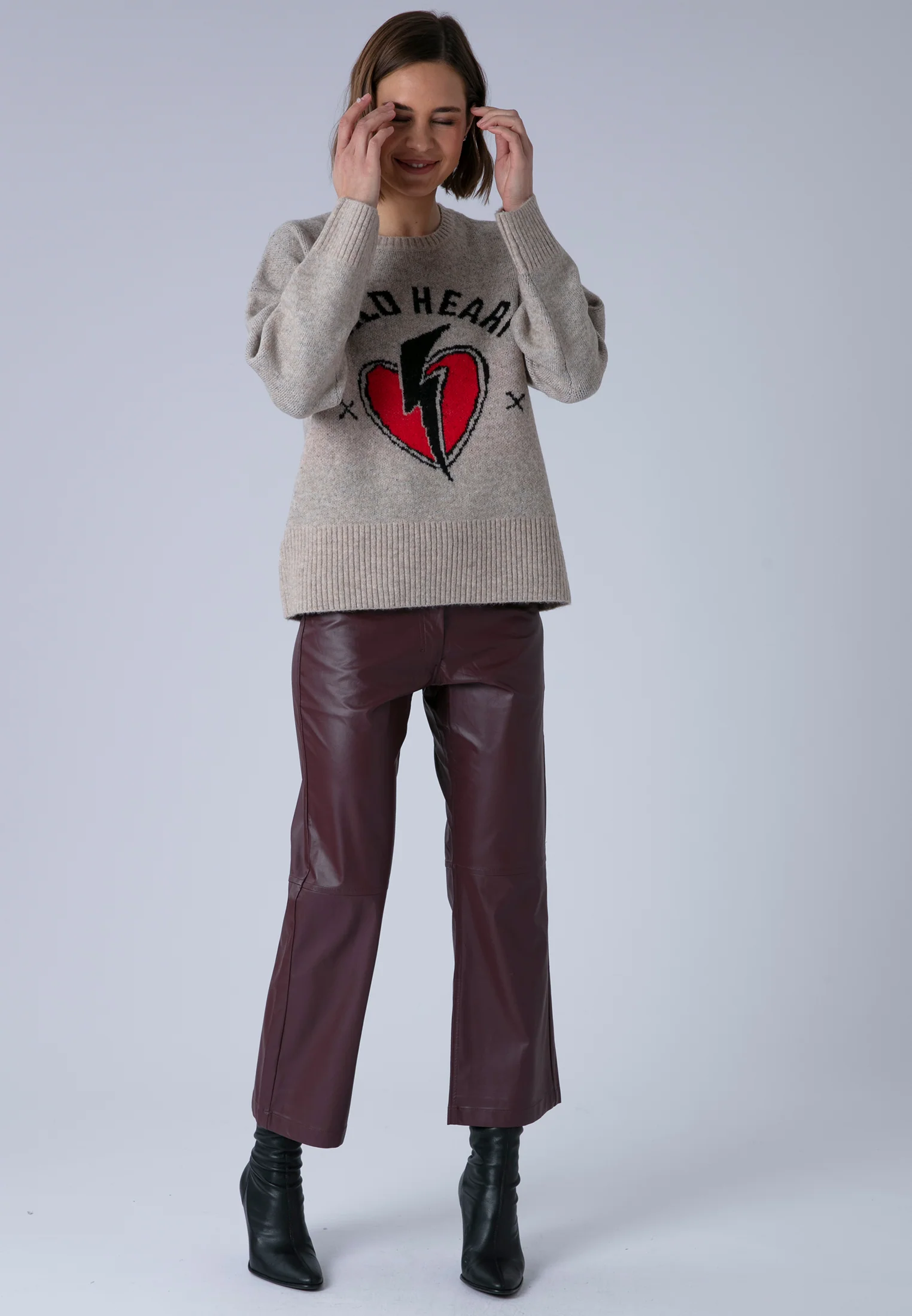 WILD HEART JUMPER BEIGE - Image 8