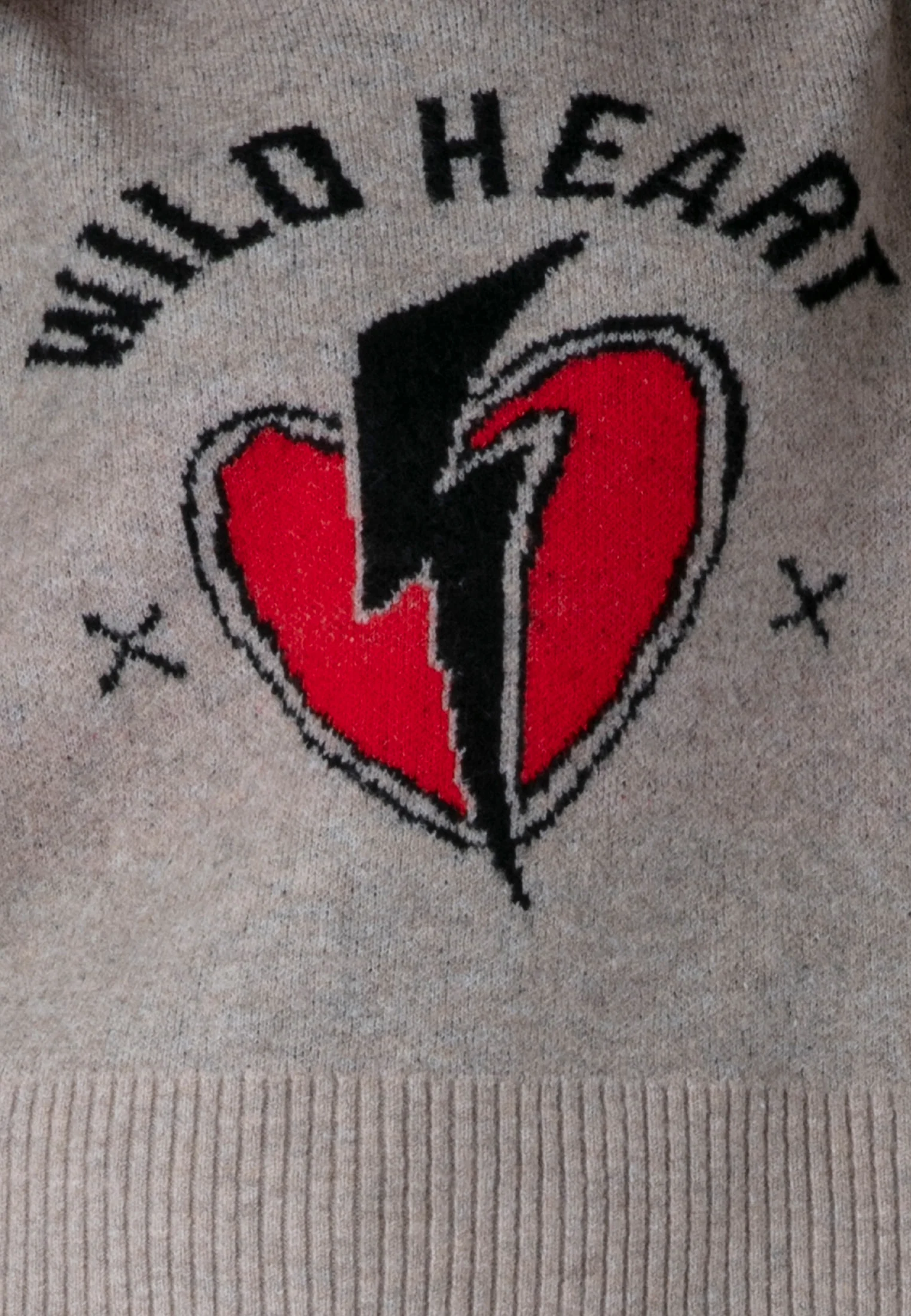WILD HEART JUMPER BEIGE - Image 9