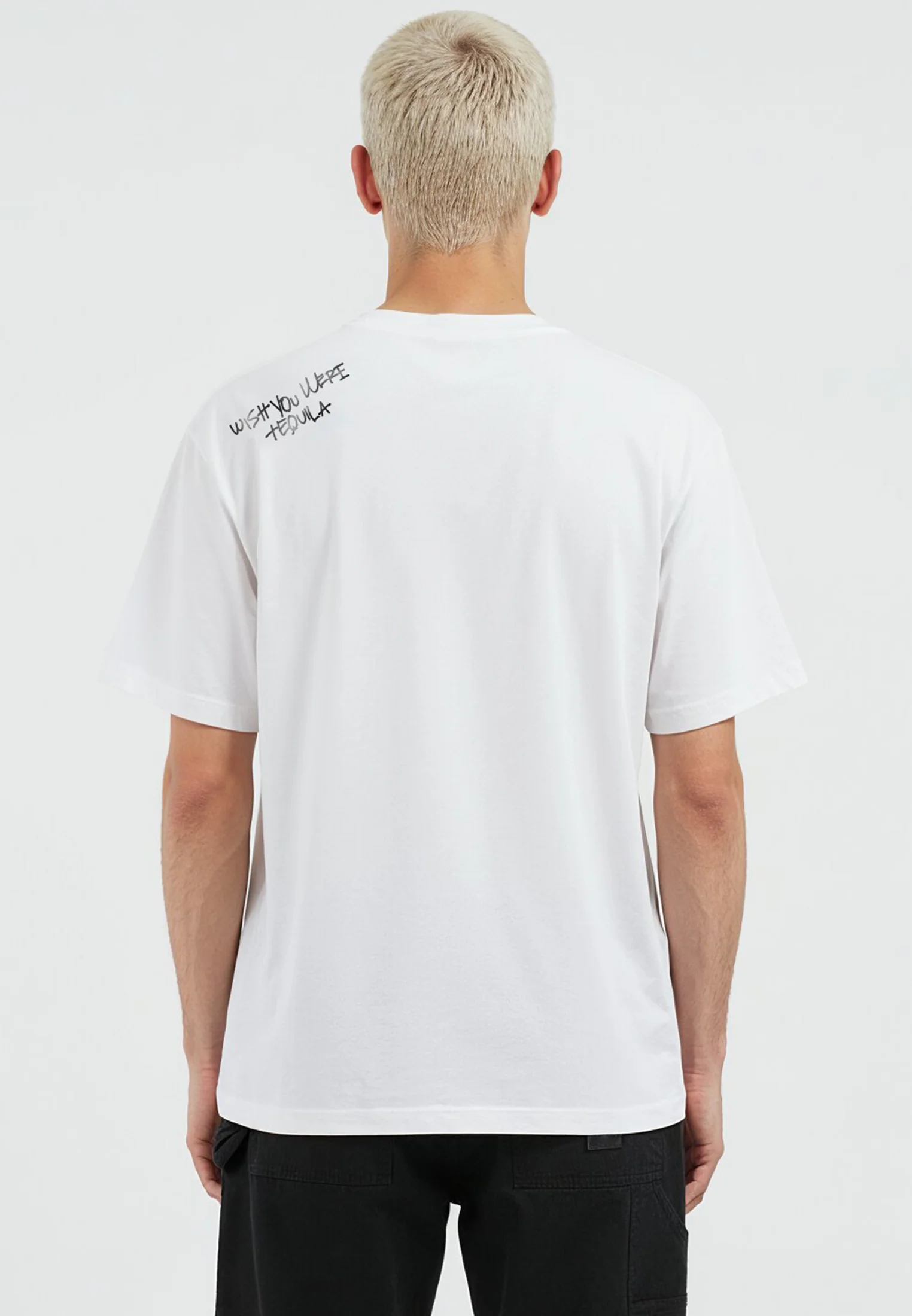 WISH YOU WERE TEQUILA T-SHIRT WHITE - Image 3