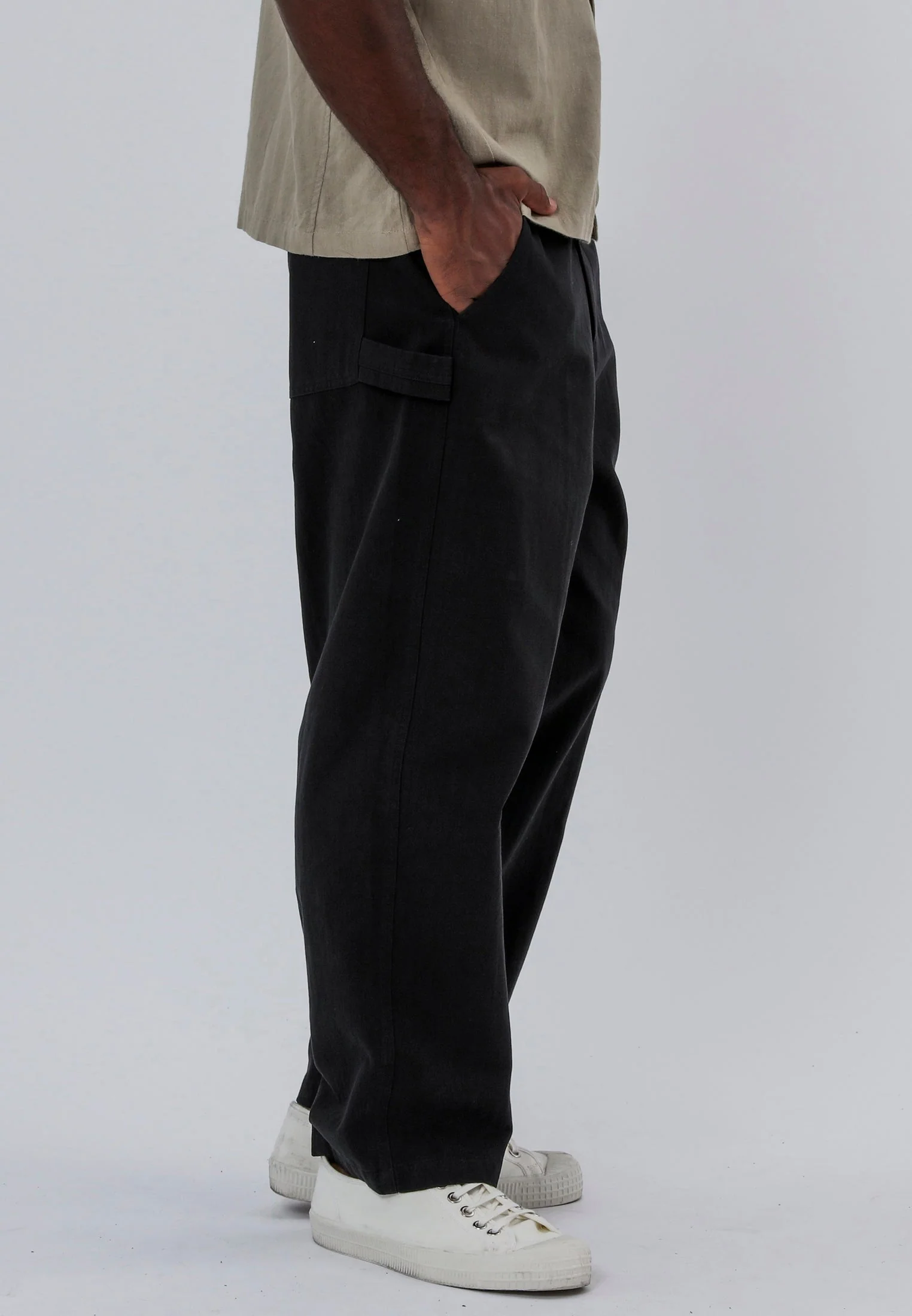 WORK WEAR C PANTS BLACK - Image 3