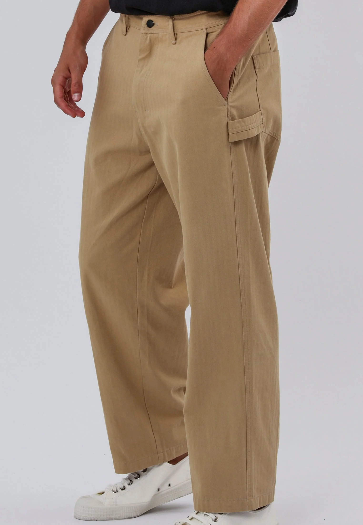 WORK WEAR C PANTS SAND - Image 4