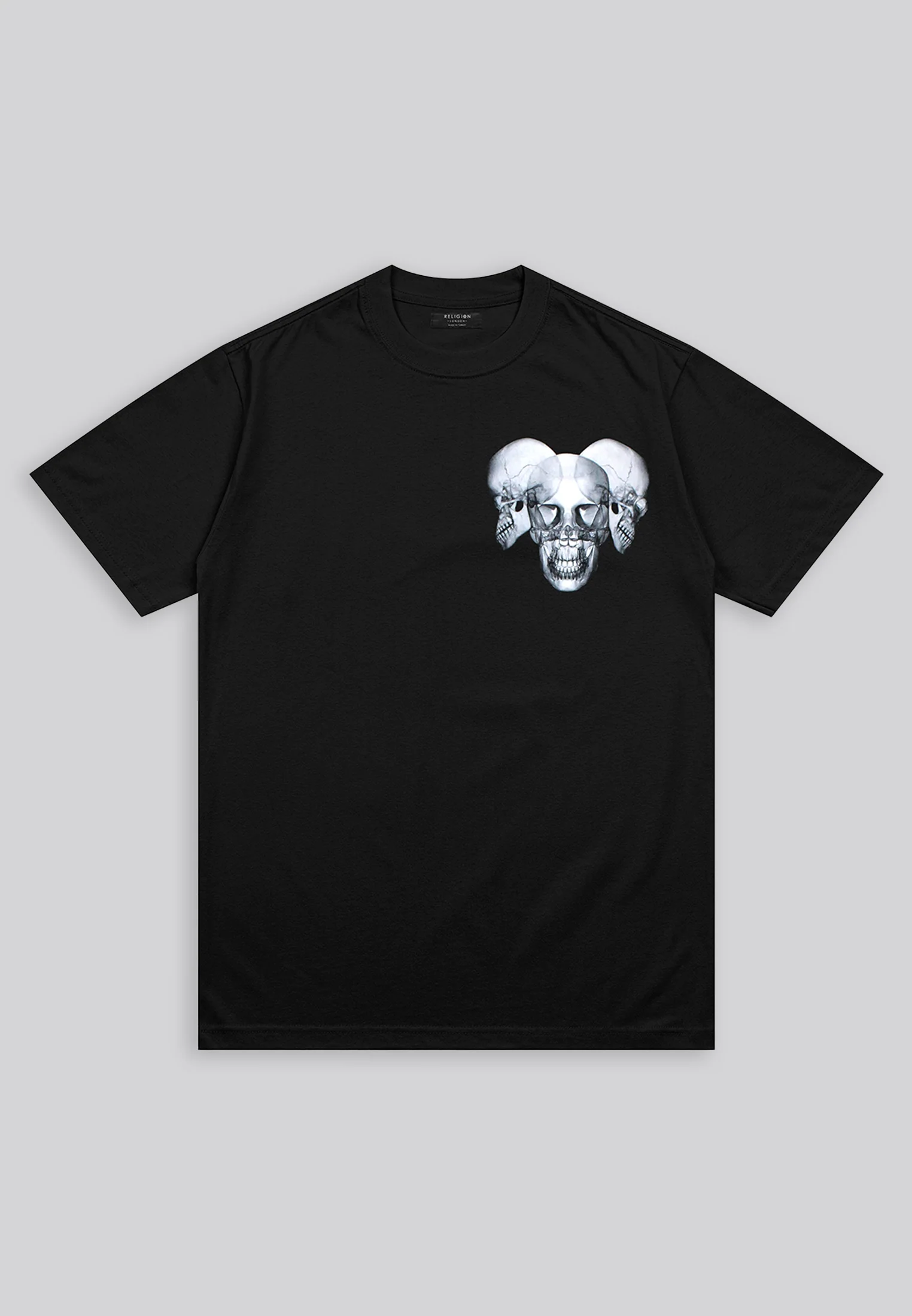 XRAY SKULL T-SHIRT BLACK
