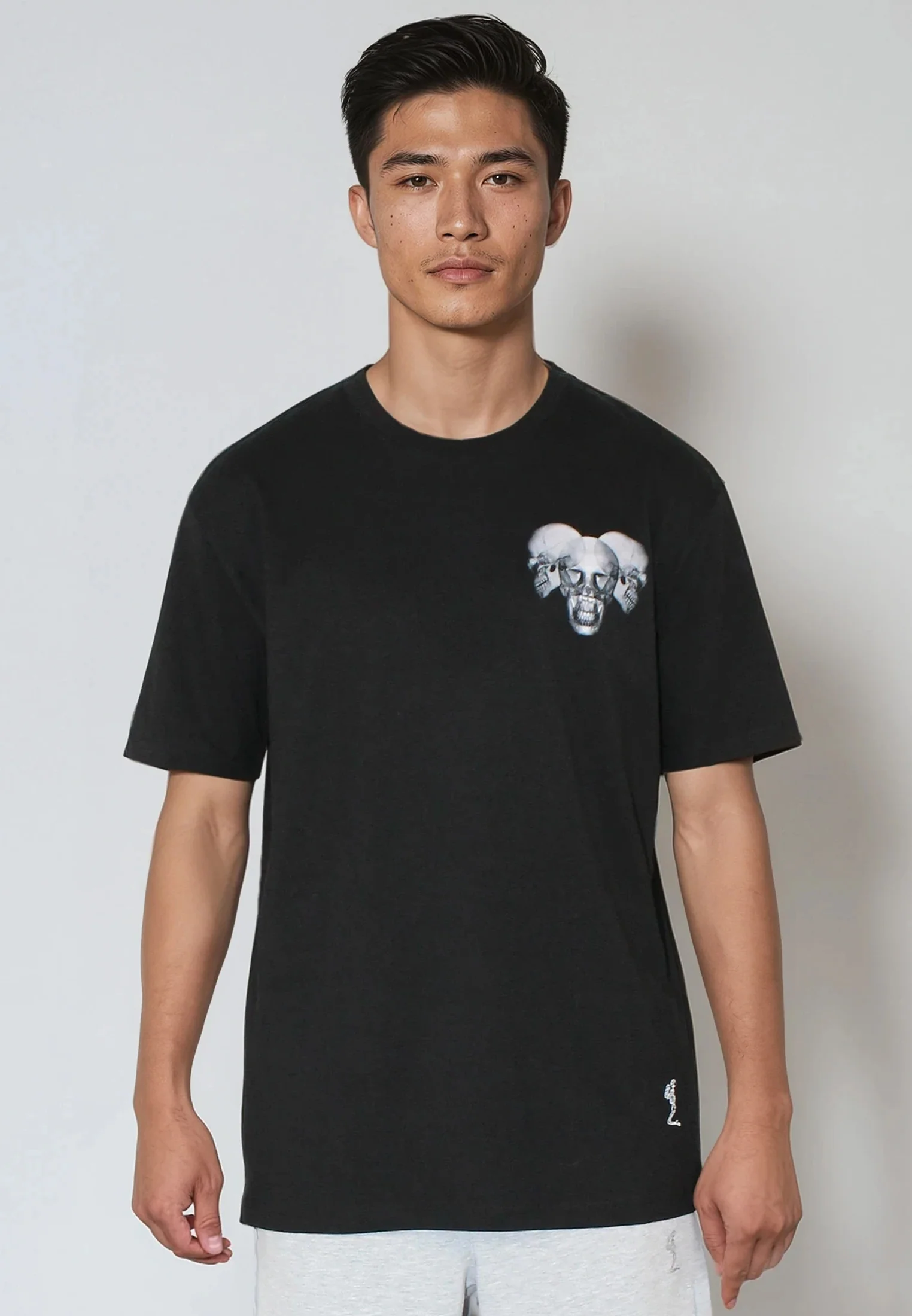 XRAY SKULL T-SHIRT BLACK - Image 4