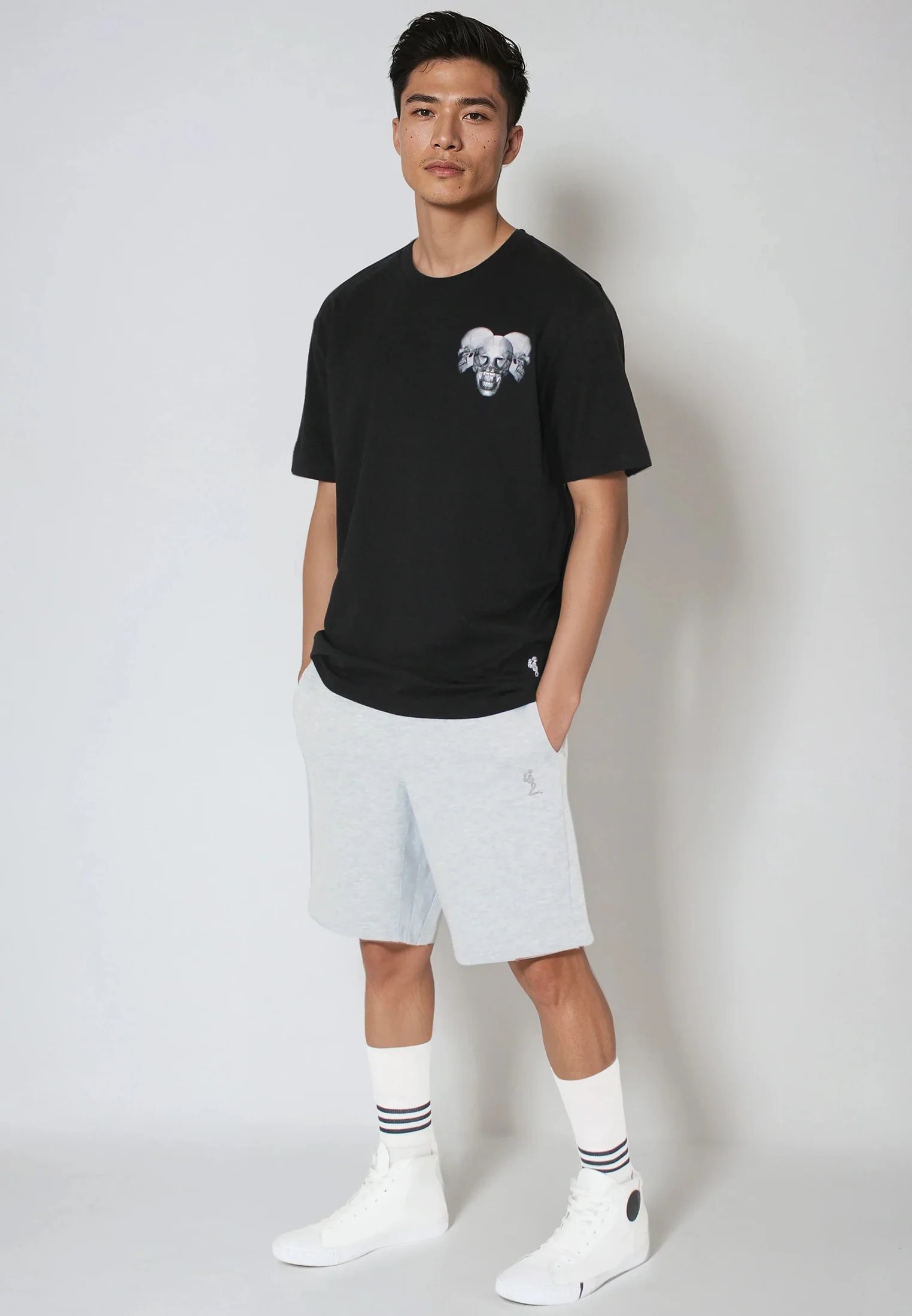 XRAY SKULL T-SHIRT BLACK - Image 5