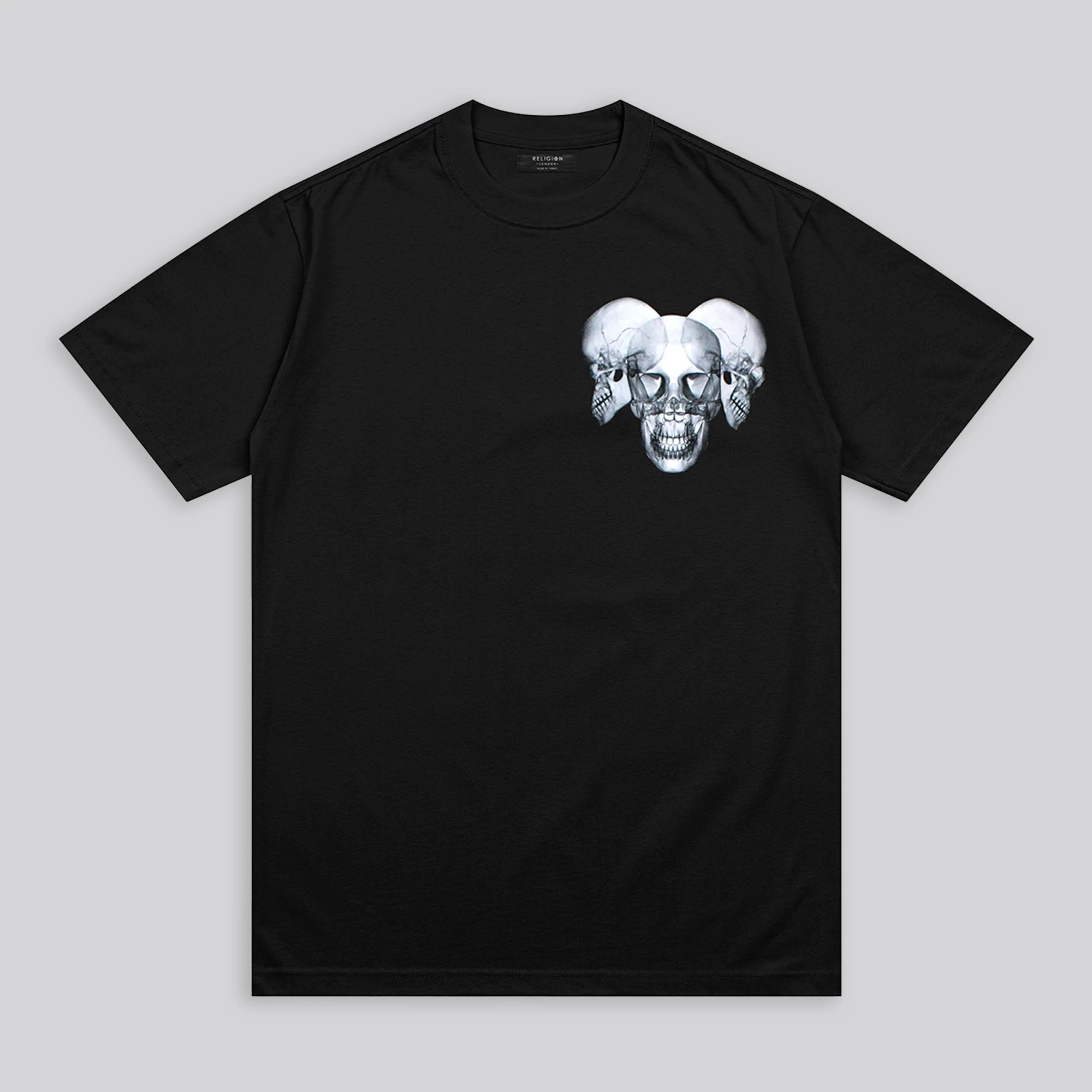 XRAY SKULL T-SHIRT BLACK - Image 8