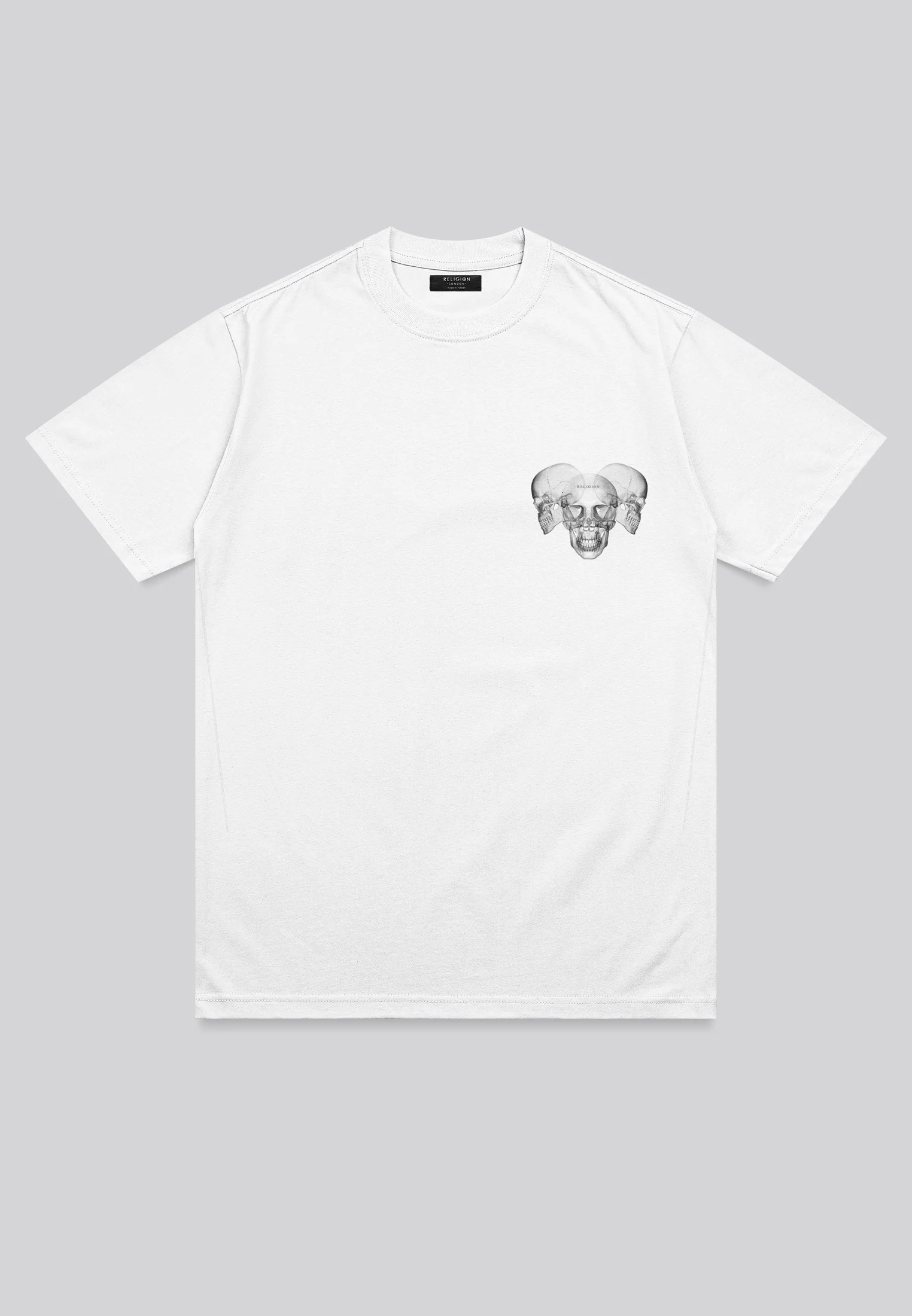 XRAY SKULL T-SHIRT WHITE - Image 6