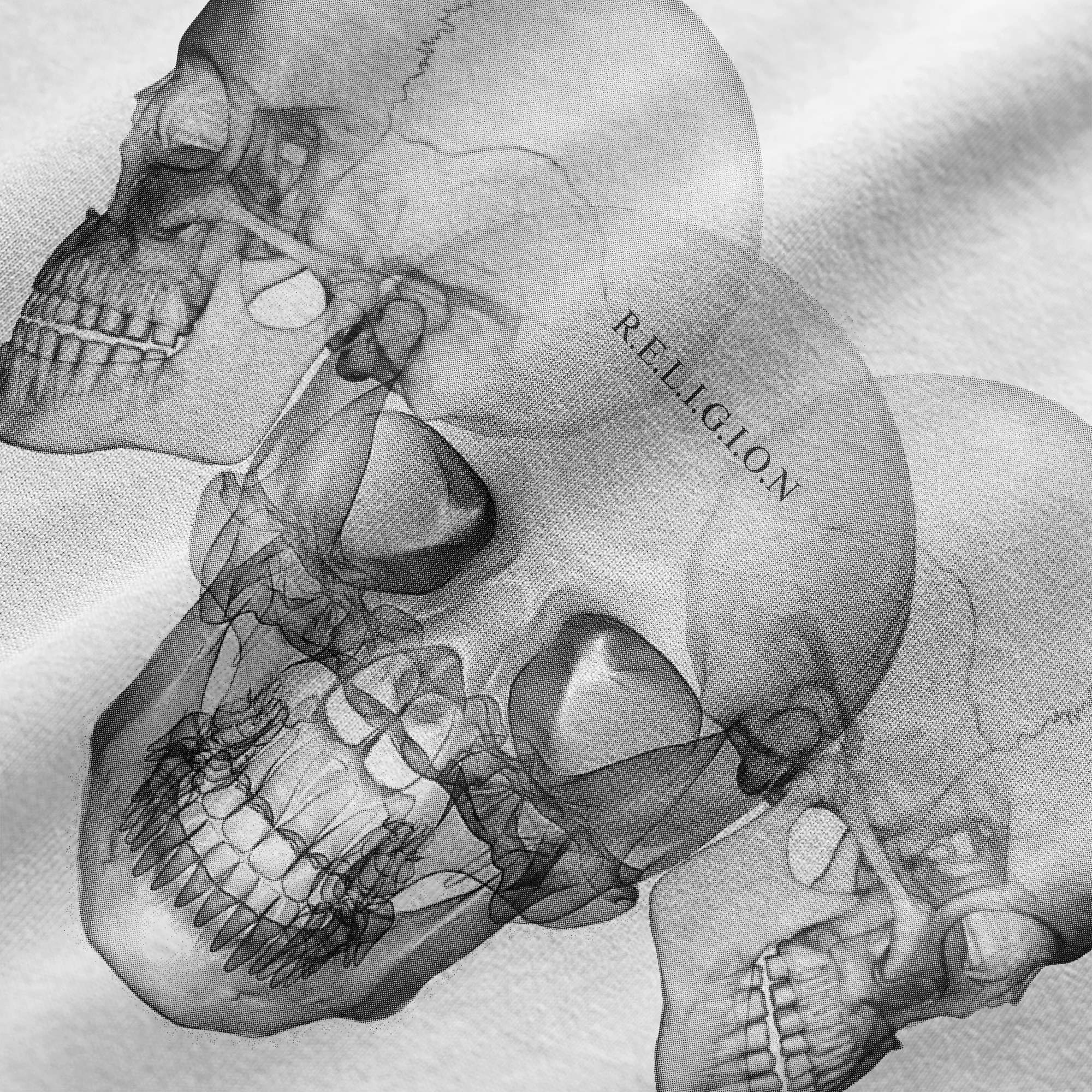 XRAY SKULL T-SHIRT WHITE - Image 8