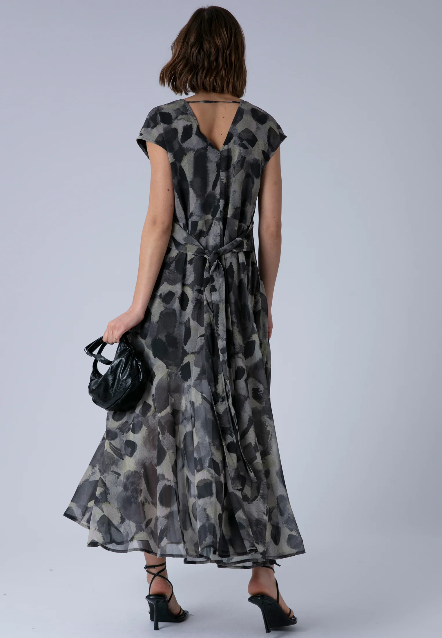 LILIAN MAXI DRESS TERRAZZO YELLOW - Image 4