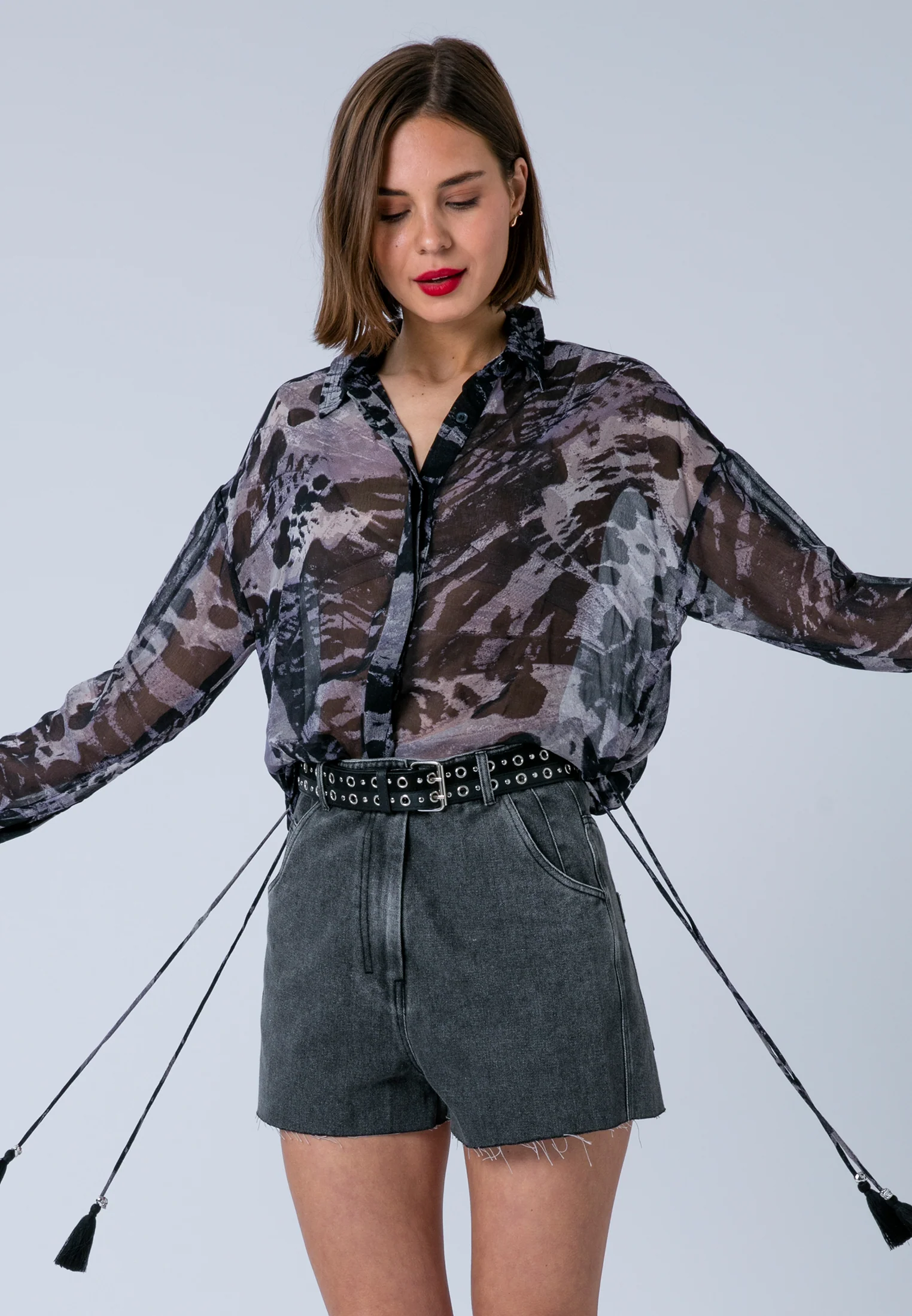 ZOE SHIRT WINGS TAUPE