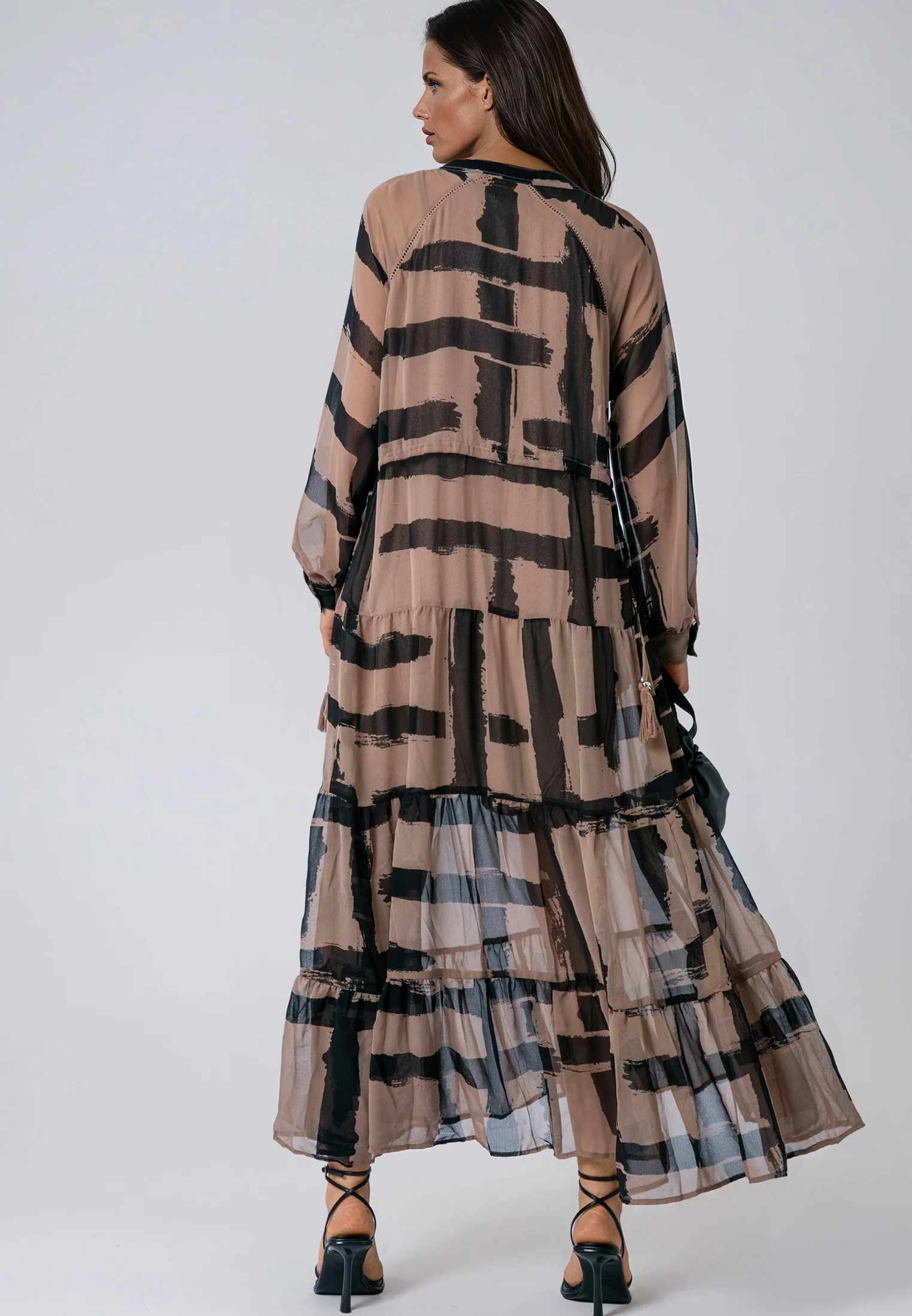 ZOE MAXI DRESS SELVAGE COCO - Image 6